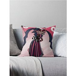 Hazbin hotel Velvet Throw Pillow