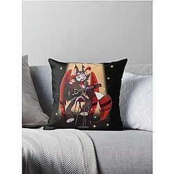 Husk Hazbin Hotel Throw Pillow