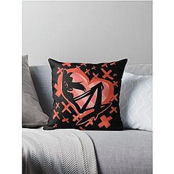 Angel Dust Valentines Day - Hazbin Hotel  Throw Pillow