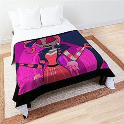 Hazbin hotel Velvet Comforter