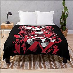 Hazbin Hotel Angel Dust Throw Blanket