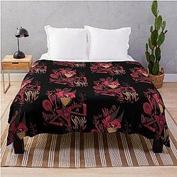 Hazbin Hotel Alastor Smile Throw Blanket