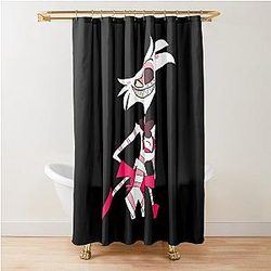 Hazbin Hotel - Angel Dust Shower Curtain