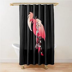 Hazbin Hotel - Cherri Bomb Shower Curtain