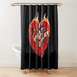 Hazbin Hotel - Husk Shower Curtain