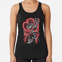 Hazbin Hotel Angel Dust Racerback Tank Top