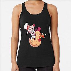lucifer from hazbin hotel Racerback Tank Top