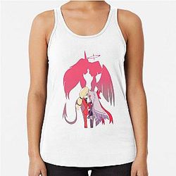 Charlie Morningstar and Vaggie Hazbin Hotel Racerback Tank Top