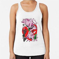 Hazbin Hotel Angel Dust (devil and Angel) Racerback Tank Top