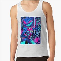 hazbin hotel vox poster sticker tshirt design Tank Top