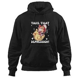 Hazbin Hotel Lucifer Morning Star Take That Depression Hoodies