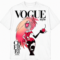 Vogue Cherri Bomb Hazbin Hotel T-Shirts Hazbin Hotel T-Shirts