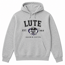 Lute Hazbin Hotel Est 2019 Hoodie Hazbin Hotel Hoodies