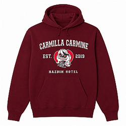 Carmilla Carmine Hazbin Hotel Hoodie Hazbin Hotel Hoodies