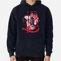 Angel Dust and Valentino Addicted - Hazbin Hotel  Pullover Hoodie