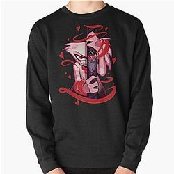 Angel Dust and Valentino Addicted - Hazbin Hotel  Pullover Sweatshirt