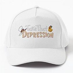 Take That Depression Hazbin Hotel, Lucifer Morningstar Baseball Cap