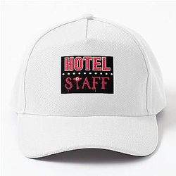 Hazbin Hotel Staff Sticker Baseball Cap