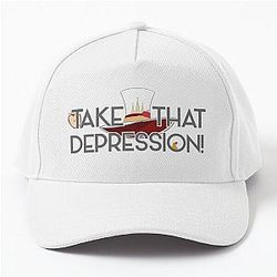 Hazbin Hotel Lucifer - Take that depression!  Baseball Cap
