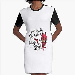 Alastor - Hazbin hotel Graphic T-Shirt Dress