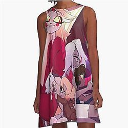 Hazbin hotel Vaggie A-Line Dress