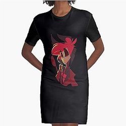 Hazbin Hotel - Alastor Graphic T-Shirt Dress
