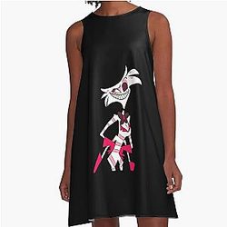 Hazbin Hotel - Angel Dust A-Line Dress