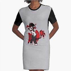 Hazbin Hotel - Husk Graphic T-Shirt Dress