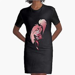 Hazbin Hotel - Cherri Bomb Graphic T-Shirt Dress