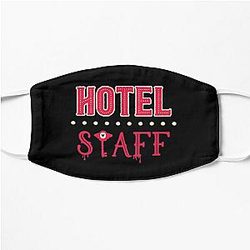 Hazbin Hotel Staff Flat Mask
