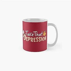 Take That Depression Hazbin Hotel, Lucifer Morningstar Classic Mug