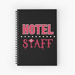 Hazbin Hotel Staff Spiral Notebook