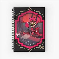 Hazbin Hotel Alastor Spiral Notebook