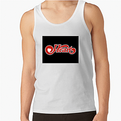 Iconic American Band Heart Band Tank Tops