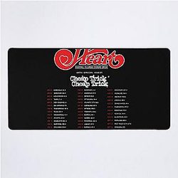 Heart Royal Flush Tour 2024 Desk Mat