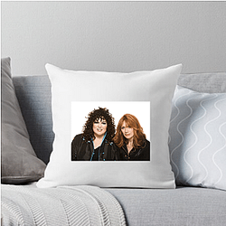 Women Of Rock Heart Band Pillows Cover