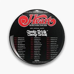 Heart Royal Flush Tour 2024 Pin