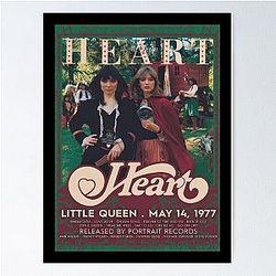 Heart Queen Vintage Poster