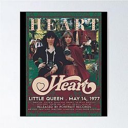 Heart Little Queen Vintage Poster