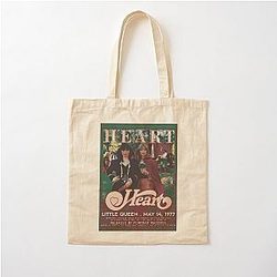 Heart Little Queen Vintage Cotton Tote Bag