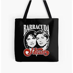Heart All Over Print Tote Bag