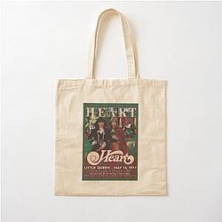 Heart Little Queen Vintage Cotton Tote Bag