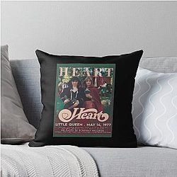 Heart Little Queen Vintage Throw Pillow