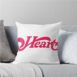 Heart throw pillow