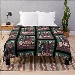 Heart Little Queen Vintage Throw Blanket