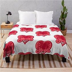 Heart Band Dreamboat Annie Throw Blanket