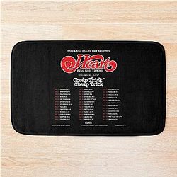 Heart Royal Flush Tour 2024 Bath Mat