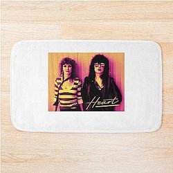Heart 80s Aesthetic Bath Mat