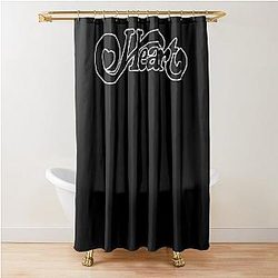 Heart 60's Shower Curtain