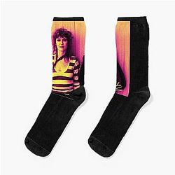 Heart band 80s aesthetic Socks